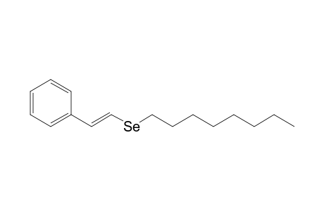 (E)-Octyl(styryl)selane