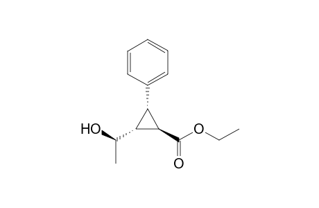 (1R*,2R*,3S*,1'R*) Ethyl 2-(1-Hydroxyethyl)-3-phenylcyclopropanecarboxylate