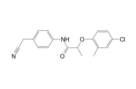 2-(4-Chloro-2-methylphenoxy)-N-[4-(cyanomethyl)phenyl]propanamide