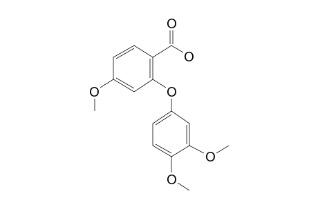 3-(3,4-Dimethoxyphenoxy)-4-methoxybenzoic acid