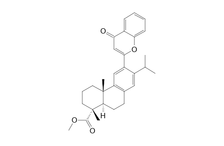 METHYL-12-(2-CHROMONYL)-DEHYDROABIETATE