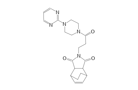 2-(3-oxo-3-(4-(pyrimidin-2-yl)piperazin-1-yl)propyl)-3a,4,7,7a-tetrahydro-1H-4,7-ethanoisoindole-1,3(2H)-dione