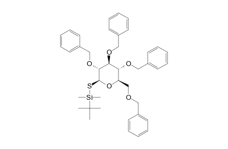 2,3,4,6-TETRA-O-BENZYL-1-(TERT.-BUTYLDIMETHYLSILYL)-THIO-BETA-D-GLUCOPYRANOSIDE