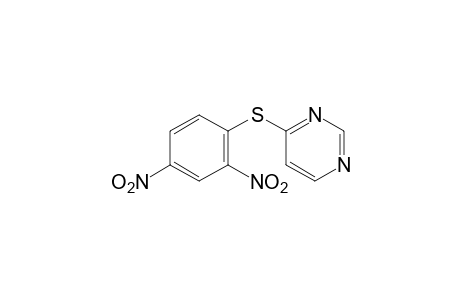 4-[(2,4-dinitrophenyl)thio]pyrimidine