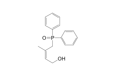 (Z)-4-diphenylphosphinoyl-3-methylbut-2-en-1-ol