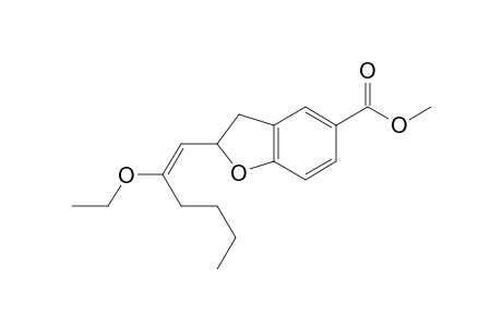 Methyl 2-[(1E)-2-Ethoxyhexa-1-enyl]-2,3-dihydrobenzofuran-5-carboxylate