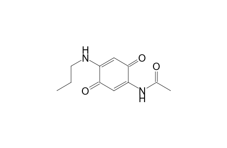 N-(3,6-dioxo-4-[propylamino]cyclohexa-1,4-dien-1-yl)acetamide