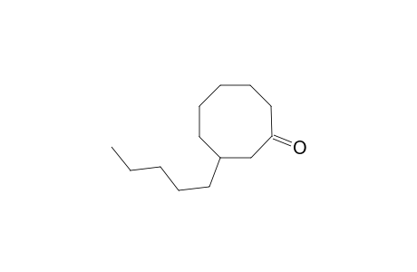 3-Pentylcyclooctanone