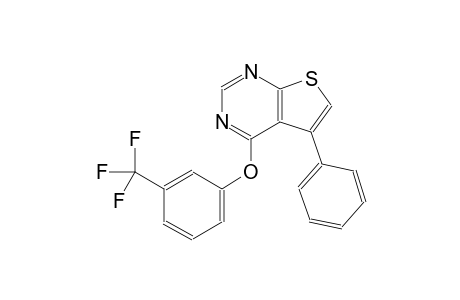 thieno[2,3-d]pyrimidine, 5-phenyl-4-[3-(trifluoromethyl)phenoxy]-