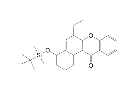 45-[(tert-Butyldimethylsilyl)oxy]-1,2,3,4,6,6a,12a,12b-octahydro-6-ethyl-12H-benz[a]xanthen-12-one