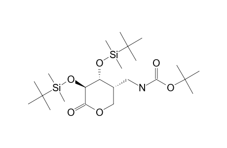 4-C-[(TERT.-BUTOXYCARBONYL)-AMINO]-METHYL-2,3-DI-O-(TERT.-BUTYLDIMETHYLSILYL)-4-DEOXY-D-ARABINONO-1,5-LACTONE