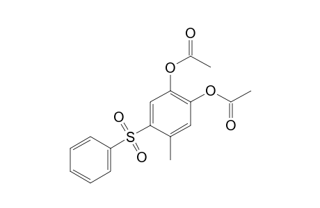 4-methyl-5-(phenylsulfonyl)pyrocatechol, diacetate