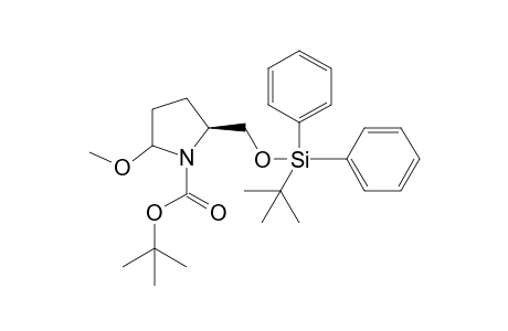 (2R/S,5S)-1-(tert-Butoxycarbonyl)-5-(tert-butyldiphenylsilanyloxymethyl)-2-methoxypyrrolidine