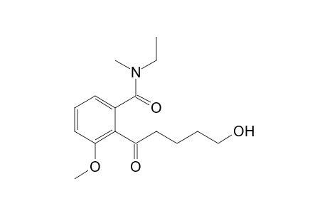 N-Ethyl-2-(5'-hydroxy-1'-oxopentan-1'-yl)-3-methoxy-N-methylbenzamide