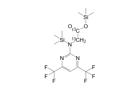 [13C]-trimethylsilyl 2-[[4,6-bis(trifluoromethyl)pyrimidin-2-yl]-trimethylsilyl-amino]acetate