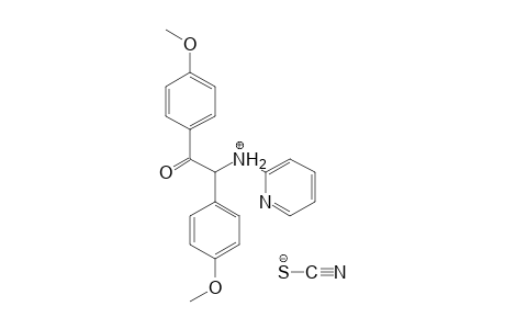 4'-methoxy-2-(p-methoxyphenyl)-2-[(2-pyridyl)amino]acetophenone, monothiocyanate