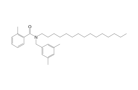 Benzamide, 2-methyl-N-(3,5-dimethylbenzyl)-N-pentadecyl-