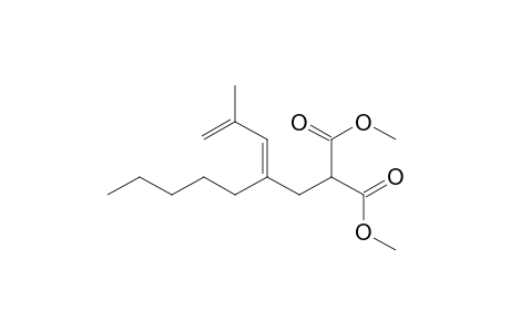 E-Dimethyl 2-[2-(prop-1-en-2-yl)oct-2-enyl]malonate