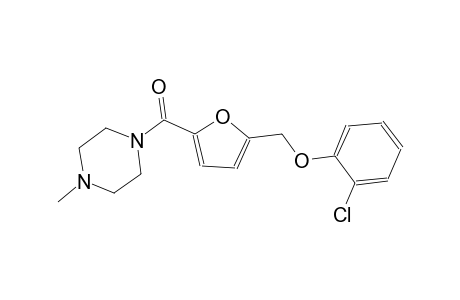 1-{5-[(2-chlorophenoxy)methyl]-2-furoyl}-4-methylpiperazine