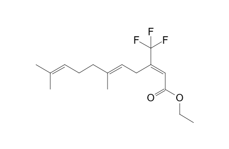 (2E,5E)-Ethyl-6,10-dimethyl-3-(trifluoromethyl)undeca-2,5,9-trienoate