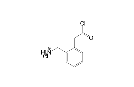 Benzeneacetyl chloride, 2-(aminomethyl)-, hydrochloride