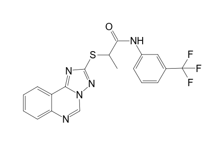 2-([1,2,4]triazolo[1,5-c]quinazolin-2-ylthio)-N-(3-(trifluoromethyl)phenyl)acetamide