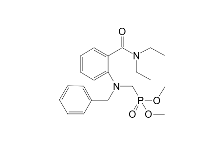 2-[(Dimethoxyphosphoryl)benzylmino]-N,N-diethylbenzamide