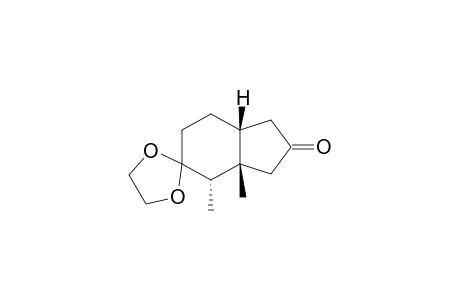 (1.beta.,2.alpha.,6.beta.)-3,3-(Ethylenedioxy)-1,2-dimethylbicyclo[4.3.0]nonan-8-one