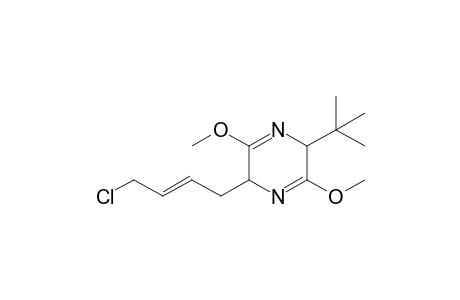 2-(t-Butyl)-5-[4'-chloro-2'-buten-1'-yl]-2,5-dihydro-3,6-dimethoxypyrazine