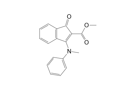 Methyl 3-[methyl(phenyl)amino]-1-oxo-1H-indene-2-carboxylate