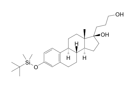 (8R,9S,13S,14S,17R)-3-[tert-butyl(dimethyl)silyl]oxy-13-methyl-17-(3-oxidanylpropyl)-7,8,9,11,12,14,15,16-octahydro-6H-cyclopenta[a]phenanthren-17-ol