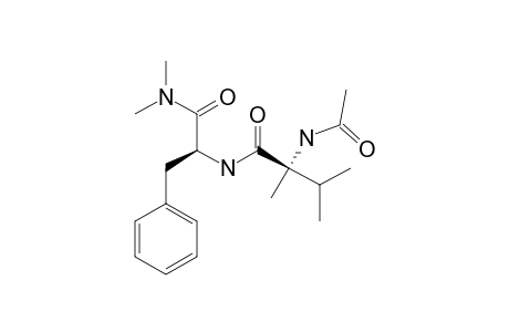N(2)-[(S)-N(2)-Acetyl-2-methylvalyl]-L-phenylalanine-dimethylamide