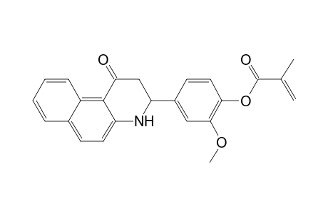 2-Methylacrylic acid, 2-methoxy-4-(1-oxo-1,2,3,4-tetrahydrobenzo[f]quinolin-3-yl)phenyl ester