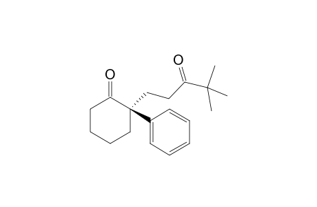 (2S)-2-(4',4'-Dimethyl-3'-oxopentyl)-2-phenylcyclohexan-1-one