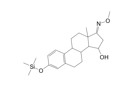 Estra-1,3,5(10)-trien-17-one, 15-hydroxy-3-[(trimethylsilyl)oxy]-, O-methyloxime, (15.beta.)-