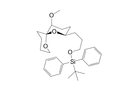 6-Methoxy-3-[3-(tert-butyldiphenylsilyloxy)propyl]-2,7-dioxaspiro[5.5]undecane