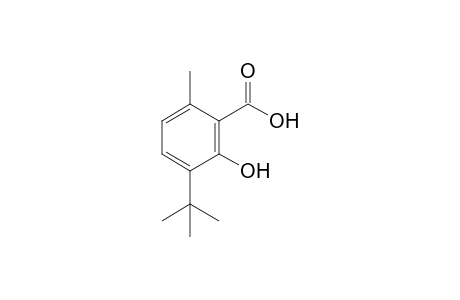 3-tert-butyl-6-methylsalicylic acid