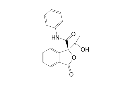 (S)-3-(1"-Hydroxyethyl)-3-(phenylcarbamoyl)-1(3H)-isobenzofuranone