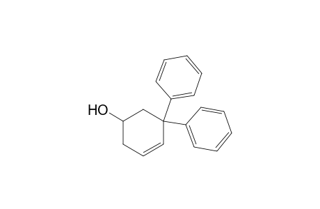 5,5-Diphenylcyclohex-3-en-1-ol