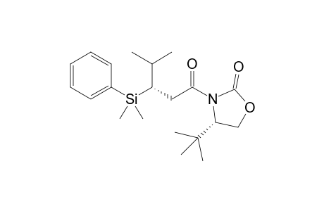 (4S)-4-tert-butyl-3-[(3S)-3-[dimethyl(phenyl)silyl]-4-methyl-1-oxopentyl]-2-oxazolidinone