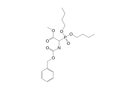 (2RS)-(+/-)-METHYL-2-BENZYLOXYCARBONYLAMINO-2-(DI-N-BUTOXYPHOSPHINYL)-ACETATE