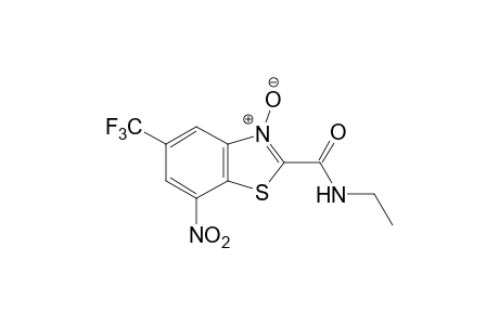 N-ethyl-7-nitro-5-(trifluoromethyl)-2-benzothiazolecarboxamide, 3-oxide