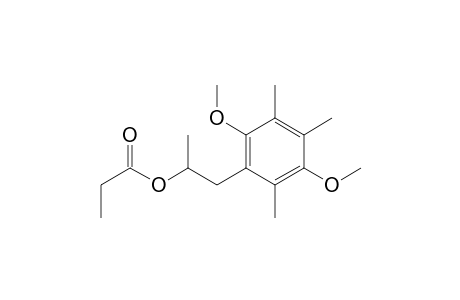 1-(2,5-dimethoxy-3,4,6-trimethyl-phenyl)propan-2-yl propanoate