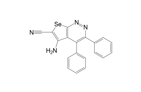 5-Amino-3,4-diphenyl-6-cyanoselenolo[2,3-c]pyridazine