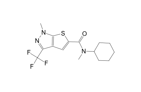 1H-thieno[2,3-c]pyrazole-5-carboxamide, N-cyclohexyl-N,1-dimethyl-3-(trifluoromethyl)-