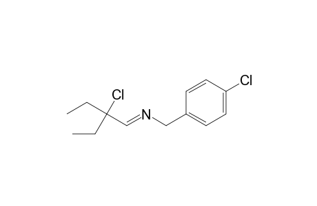 N-(2-Chloro-2-ethyl-1-butylidene)-4-chlorobenzylamine