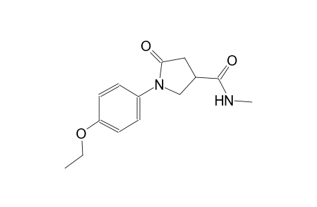 3-pyrrolidinecarboxamide, 1-(4-ethoxyphenyl)-N-methyl-5-oxo-