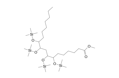 Octadecanoic acid, 7,8,10,11-tetrakis[(trimethylsilyl)oxy]-, methyl ester