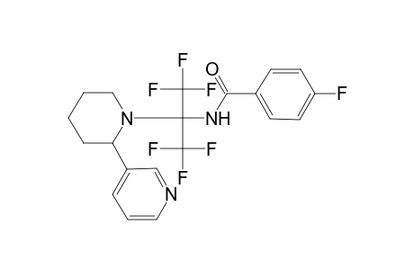 4-Fluoro-N-[2,2,2-trifluoro-1-(3,4,5,6-tetrahydro-2H-[2,3']bipyridinyl-1-yl)-1-trifluoromethyl-ethyl]-benzamide