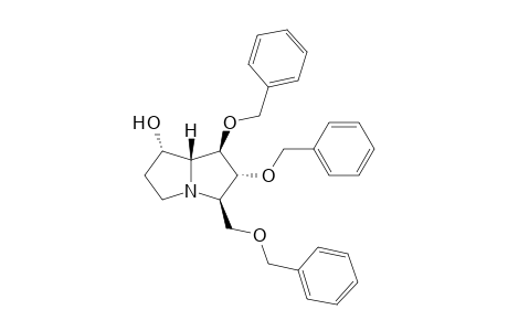 (1S,5R,6R,7R,8R)-6,7-bis(phenylmethoxy)-5-(phenylmethoxymethyl)-2,3,5,6,7,8-hexahydro-1H-pyrrolizin-1-ol